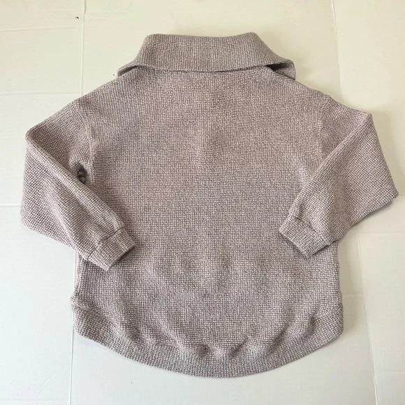 Sweaty Betty Restful Bouclé
Half Zip Pullover Sweatshirt Womens 4 Pink Gray - Picture 6 of 6